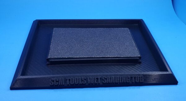 wet sanding tub black Wet Sanding Tub